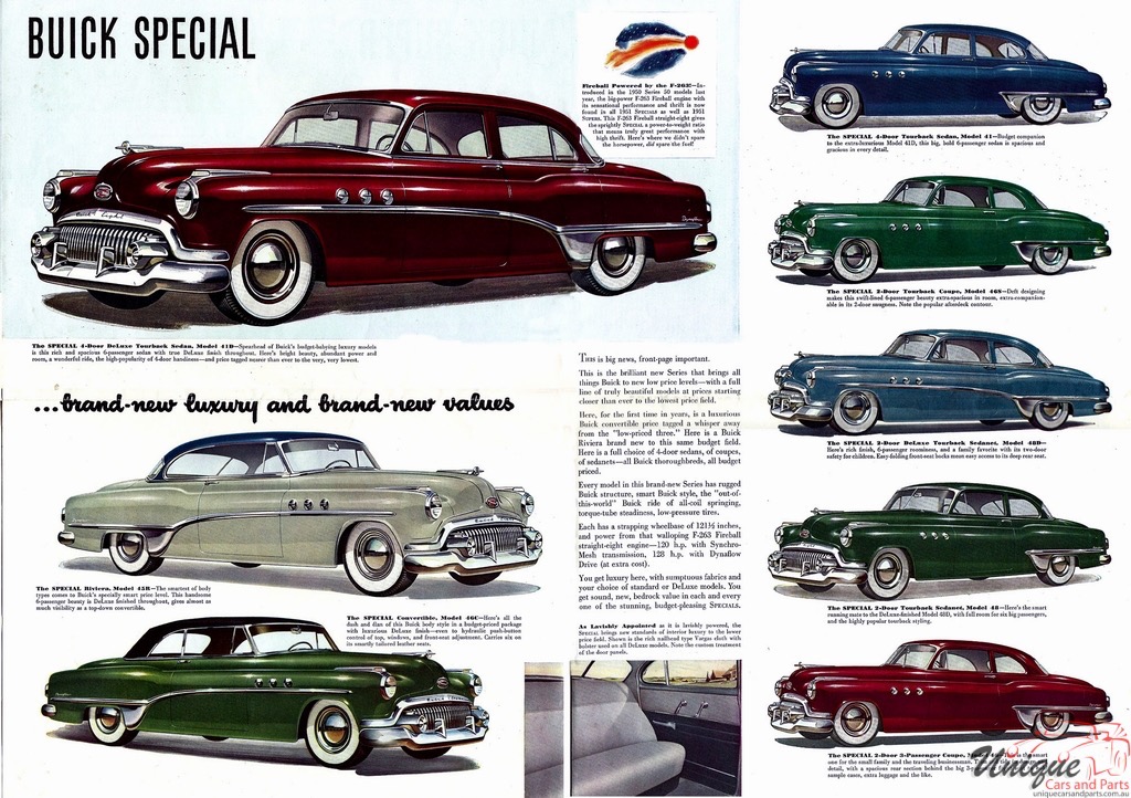 1951 Buick Brochure Page 6